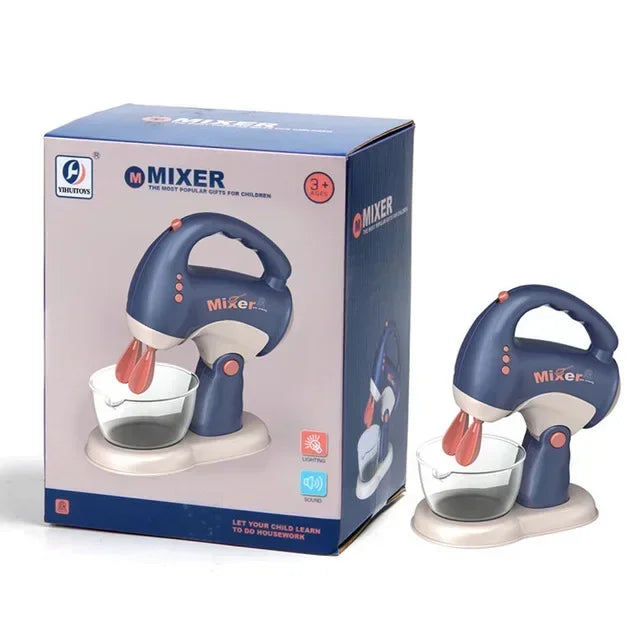 Mini-simulation-kitchen-toys-blue-household-appliances